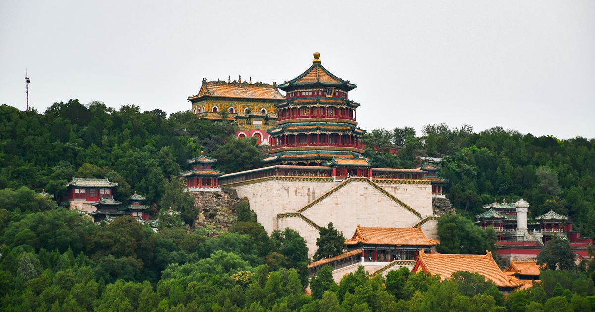 Tower of Buddhist Incense crowning Longevity Hill at the Summer Palace, Beijing