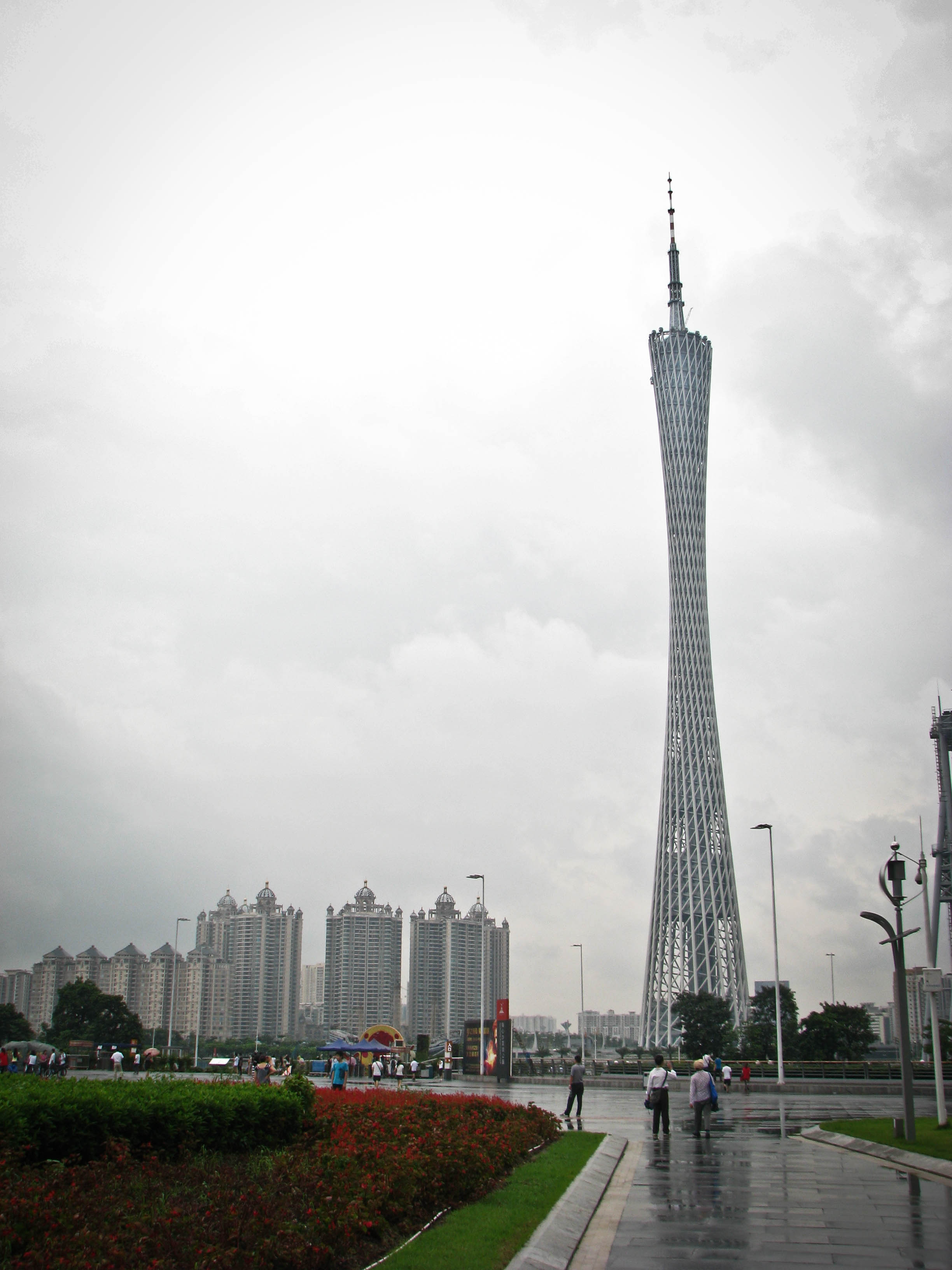 Canton Tower rising above the Pearl River