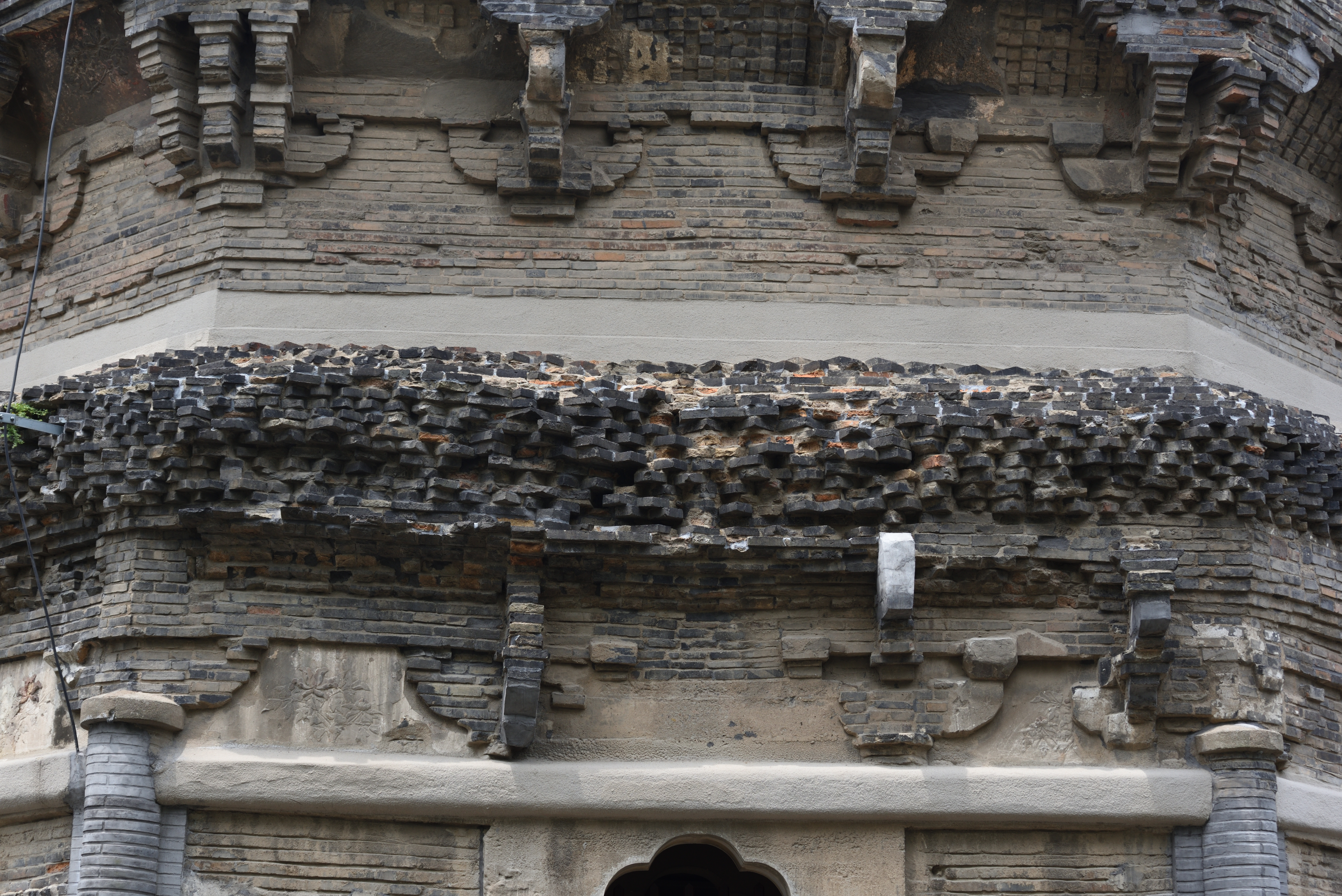 Yunyan Pagoda brickwork detail